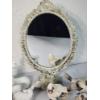 Image 6 : Lot of Decor: Vintage Mirror Stand, Easels, Deer & Bird Figurines, Mozart Coin Decor