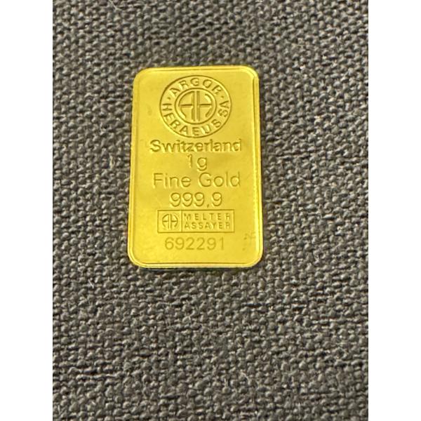 1 Gram Switzerland .9999 Fine Gold Bar - Guaranteed Authentic - Excellent Condition