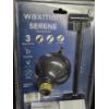 Image 2 : New! Waxman Serene Black 10'' Adjustable Arm 3 Spray Settings Shower Head 