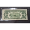 Image 2 : U.S. VINTAGE CURRENCY -  TWO DOLLAR RED SEAL 1928-G UNITED STATES NOTE - VF / XF  CONDITION