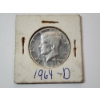 Image 1 : 1964-D 90% Silver Kennedy Half Dollar 