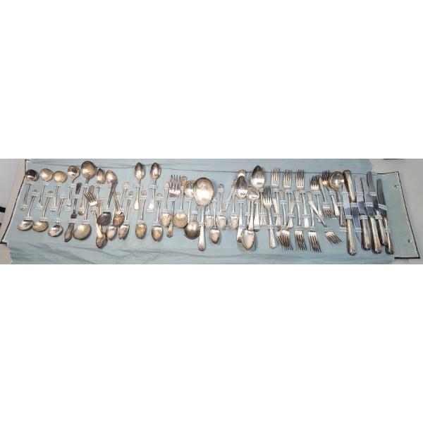Large Assortment Of Silverplate Flatware - Over 4 lbs 