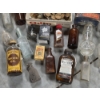 Image 3 : Vintage Mini Glass Bottle Collection, Cork Lined Bottle Caps & Cigar Box 