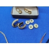Image 3 : Lot of Assorted Costume Fashion Jewelry - Gold-Toned Necklace, Earrings, Cufflinks