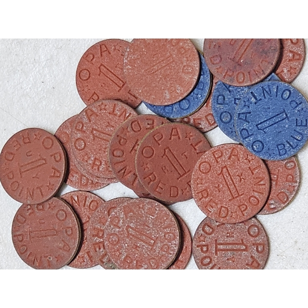 Nice Collection of Assorted War Ration Tokens