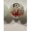 Image 3 : 3 Vintage Betty Boop One Inch Shooter Marbles - Mint Condition - Limited Edition