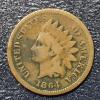 Image 1 : 1864 (L On Ribbon) Indian Head Cent See Pics
