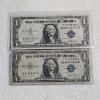 Image 1 : Two United States Small-Size $1 Silver Certificates FV: $2.00
