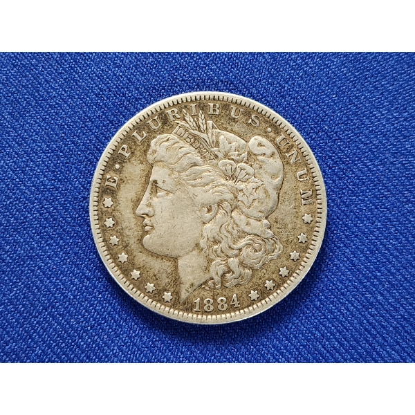 1884 90% Silver Morgan Dollar 