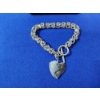 Image 3 : TIFFANY & CO. Sterling Silver Cable Chain Two Heart Toggle Necklace & Bracelet TW: 75.5g 