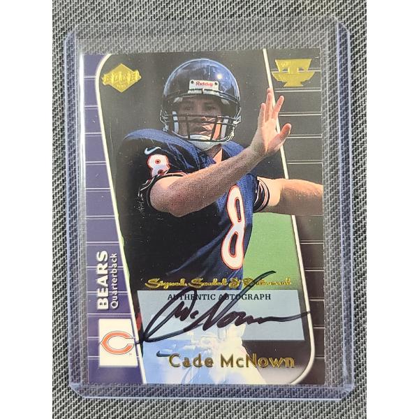 1999 Collector's Edge Cade McNown Authentic Autograph Trading Card