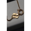 Image 4 : 14K Gold Women's Heart Bracelet - Weight: 6.4g