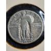 Image 2 : 90% Silver 1927 Standing Liberty Quarter Dollar - In Good Condition! 