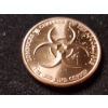 Image 4 : 2019 Zombucks "Two Dying Eagle" 1 Oz Copper Round