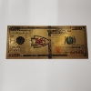 Image 1 : Kansas City Chiefs $100 Gold Foil Note 999999 24K Gold 