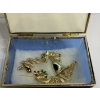 Image 1 : Jewelry Box with Angels & Pins - Christmas Tree - Candy Canes - Bells - Bows Etc.