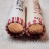 Image 4 : $1.00 Face Value in Rolled United States Pennies ~ Labeled 2021-D & 2024-P ~ APPEAR IN AU CONDITION!