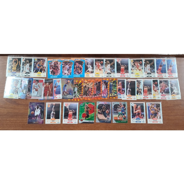 Over 40 Assorted Basketball Trading Cards - 90's To 2021! Ft. Michael Jordan, Charles Barkley & More