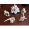 Image 1 : x5 Pc Porcelain Group As Shown - Multi Mini Pot Vase & Duck Figures - All Perfect
