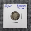 Image 1 : 1914-D United States Barber 90% Silver Dime in Excellent Condition