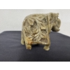 Image 4 : High End Hand Carved Soapstone Elephant - Measures About 4" X 4" - Mint Condition