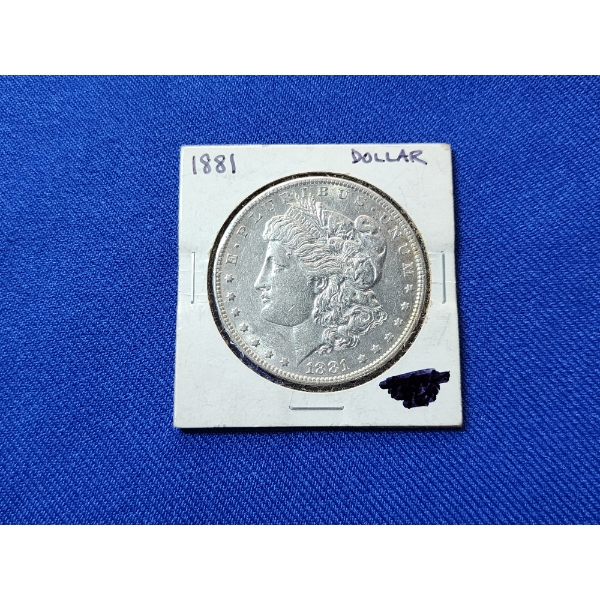 Beautiful 1881 Morgan Silver Dollar 