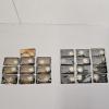 Image 1 : Assortment of Gold-Plated Wheat Cents with 1 Black Ruthenium Cent Coin FV: $.22 