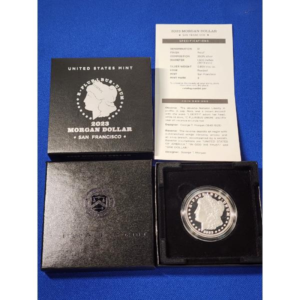 2023-S Silver Morgan Dollar Proof .999 Fine Silver 