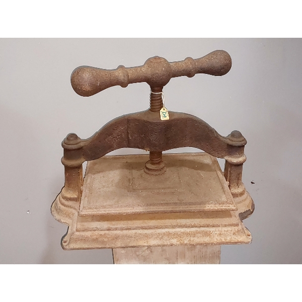 Antique Very Heavy 19 Inch by 11 Inch Book Press - See Pics