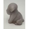Image 4 : Adorable Degenhart Vintage Glass Dog Figurine -Mauve