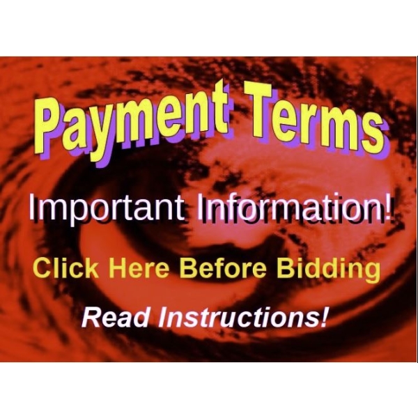 PAYMENT DETAILS! PLEASE DO NOT BID ON THIS LOT! PAYMENT DETAILS ONLY