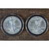 Image 1 : (2) 1999 American Silver Dollars