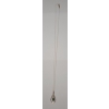 Image 2 : 14K Gold Pendant With Jade On 14K Gold Cable Chain 20" Necklace - Weight: 1.7g