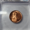 Image 2 : 1988 Lincoln Cent - ICG Brilliant Uncirculated "New Jersey Hoard" Broadstruck, Signed Austin Hutto