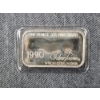 Image 3 : Vintage 1990 Silver Towne Happy Anniversary One Ounce .999 Fine Silver Bar 