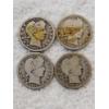 Image 1 : 90% Silver United States Barber Quarter-Dollar Assortment - AFV: $1.00