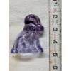 Image 5 : Degenhart Vintage Uranium Glass Dog Figurine - Violet - UV Reactive!!!