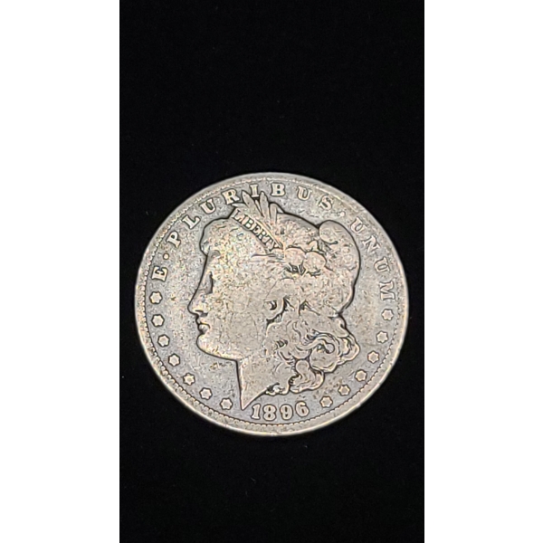 1896-O 90% Silver Morgan Dollar