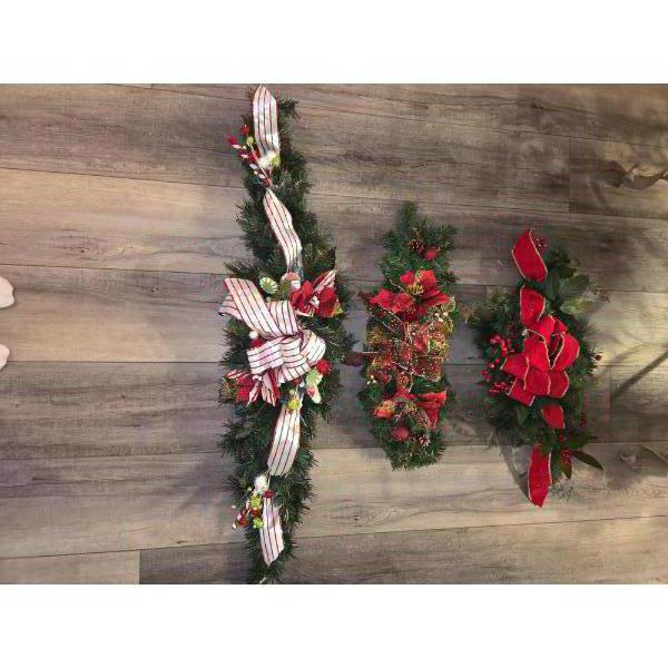 Gorgeous Faux Pine Swags 50" & Two 30" 