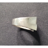 Image 4 : Sterling Silver Princess Cut Ring - Size 10 - 15.4 Grams