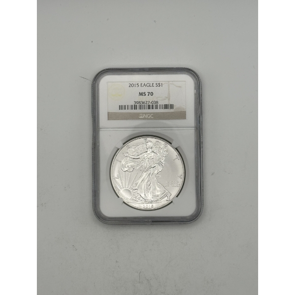 NGC MS70 2015 Silver American Eagle