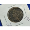 Image 2 : United States 1855 Braided Hair Large Cent