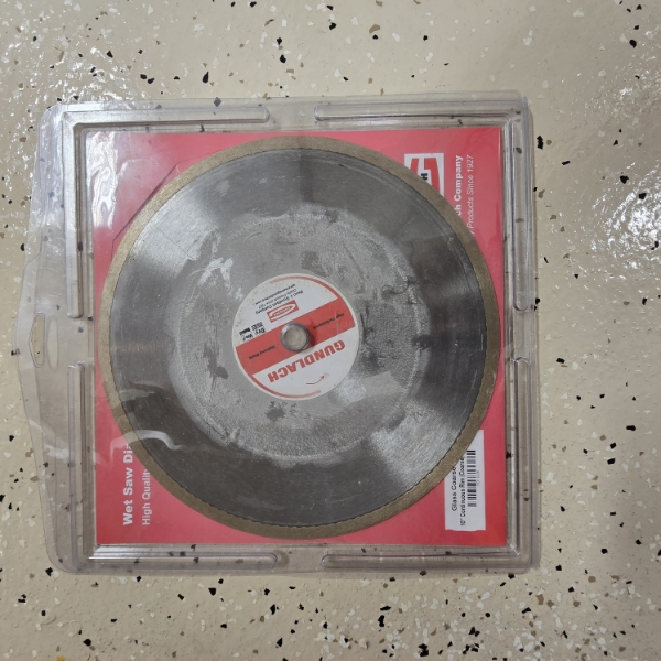 10" Continuous Rim Coarse Glass Tile for Wet Saw - Saw Blade