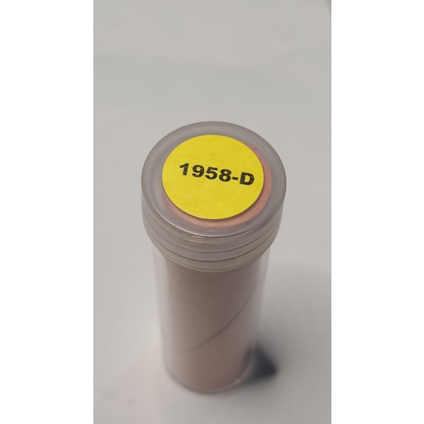 Federal Reserve Bank Of Cleveland 1958-D Unverified Lincoln Cent Roll - Face Value: $0.50