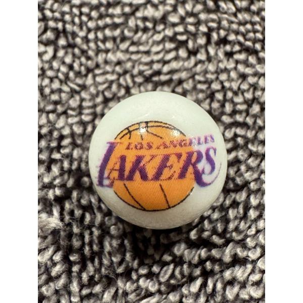 Vintage NBA Los Angeles Lakers Advertising Basketball Marbles - Excellent Condition