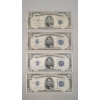 Image 1 : (4) Assorted Series United States $5 Silver Certificates - Face Value: $20.00 