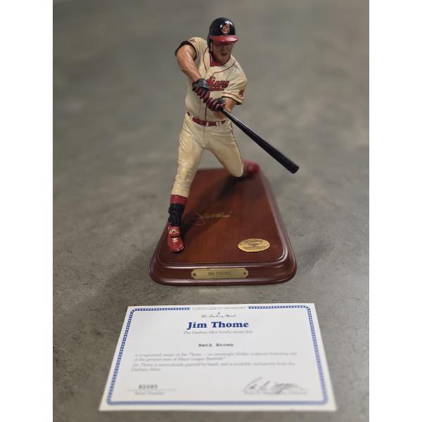 Excellent Condition Limited Edition Jim Thome 8'' Danbury Mint Figure With Certificate Of Authentici