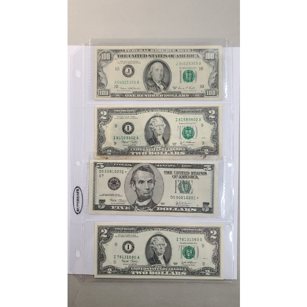 
Assorted United States Currency Including Series 2003 $5 Star Note - Face Value: $109.00
