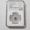 Image 1 : Undated Egyptian Eye of Ra Gold Coin - 1/500th ozt .9999 Gold - Graded by NGC MS70