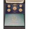 Image 1 : 1991 U.S Mint Uncirculated Bank Coin Set & 2000 US Mint 24kt Gold Plated Uncirculated Coin Set 